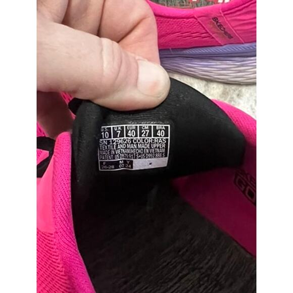 PINK Sketchers Max Cushion Elite 2.0 Solace Hands Free slip in Womens sz 10 - Picture 5 of 6